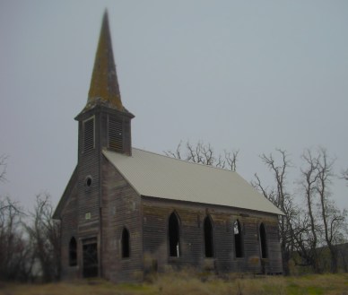 Hollow Church, Sherman County, Oregon. Photo by Tim Graves.
